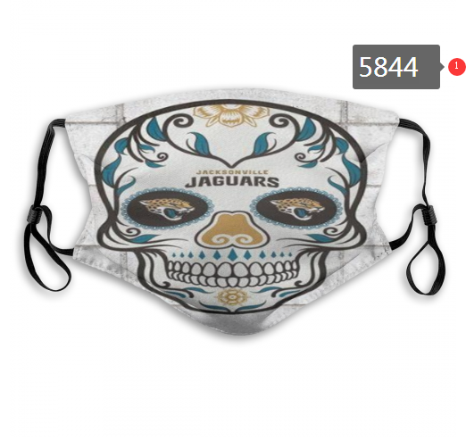 2020 NFL Jacksonville Jaguars Dust mask with filter->nfl dust mask->Sports Accessory